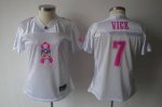 Jerseys Factory Cheap Eagles #7 Michael Vick White 2011 Breast C