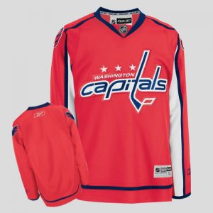 Jerseys Factory Cheap Capitals Blank Embroidered Red Youth NHL J