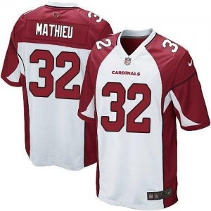 Jerseys Factory Cheap Nike Cardinals #32 Tyrann Mathieu White Me