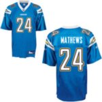Jerseys Factory Cheap Chargers Ryan Mathews #24 Stitched Baby Bl