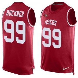 Jerseys Factory Cheap Nike 49ers #99 DeForest Buckner Red Team C