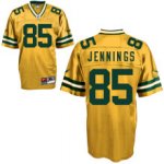 Jerseys Factory Cheap Nike Packers #85 Greg Jennings Yellow Stit
