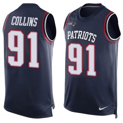 Jerseys Factory Cheap Nike Patriots #91 Jamie Collins Navy Blue