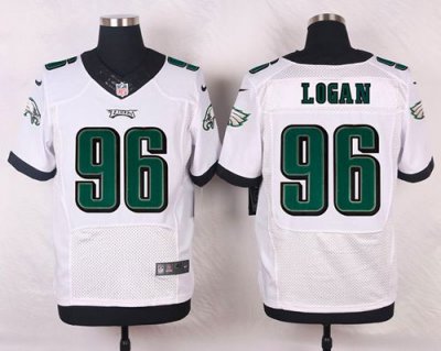 Jerseys Factory Cheap Nike Eagles #96 Bennie Logan White Alterna