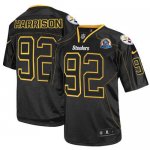 Jerseys Factory Cheap Nike Steelers #92 James Harrison Lights Ou