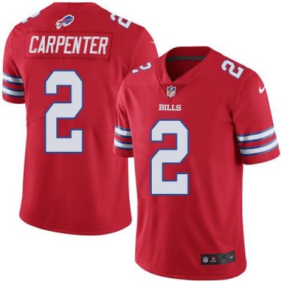 Jerseys Factory Cheap Nike Bills #2 Dan Carpenter Red Men's Stit