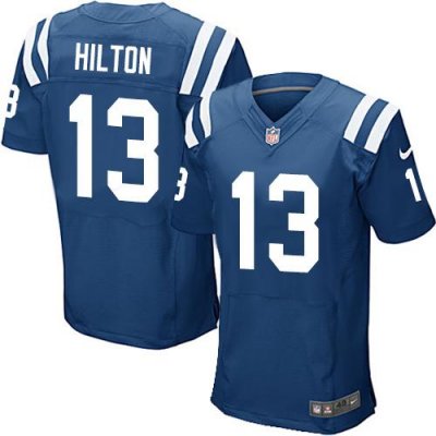 Jerseys Factory Cheap Nike Colts #13 T.Y. Hilton Royal Blue Team