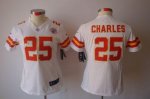 Jerseys Factory Cheap Nike Chiefs #25 Jamaal Charles White Women