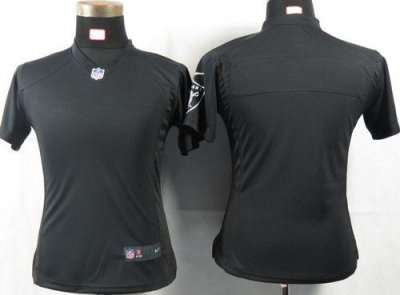 Jerseys Factory Cheap Nike Raiders Blank Black Team Color Women'