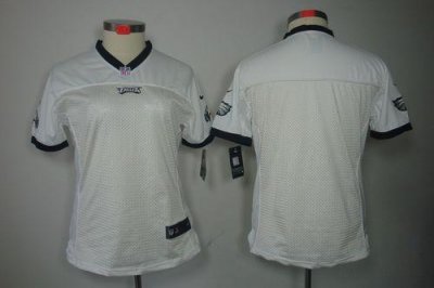 Jerseys Factory Cheap Nike Eagles Blank White Women's Embroidere