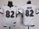 Jerseys Factory Cheap Nike Ravens #82 Torrey Smith White Youth E