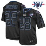 Jerseys Factory Cheap Nike Titans #28 Chris Johnson Lights Out B