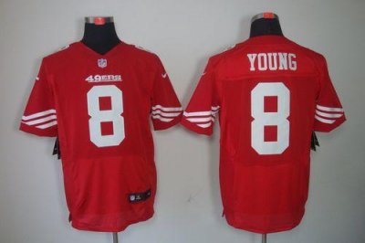 Jerseys Factory Cheap Nike 49ers #8 Steve Young Red Team Color M
