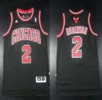 Jerseys Factory Cheap Bulls #2 Nate Robinson Black Embroidered N