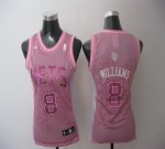 Jerseys Factory Cheap Nets #8 Deron Williams Pink Women Fashion
