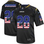 Jerseys Factory Cheap Nike Chargers #28 Melvin Gordon Black Men'