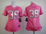 Jerseys Factory Cheap Nike Cowboys #39 Brandon Carr Pink Women's