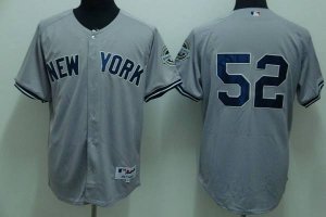 Jerseys Factory Cheap Yankees #52 C.C. Sabathia Embroidered Grey
