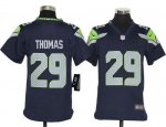 Jerseys Factory Cheap Nike Seahawks #29 Earl Thomas Steel Blue Y