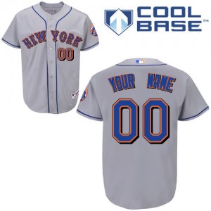 Jerseys Factory Cheap Mets Personalized Authentic Grey 2010 Cool