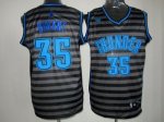 Jerseys Factory Cheap Thunder #35 Kevin Durant Black/Grey Groove