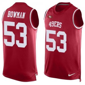 Jerseys Factory Cheap Nike 49ers #53 NaVorro Bowman Red Team Col