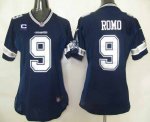 Jerseys Factory Cheap Nike Cowboys #9 Tony Romo Navy Blue Team C