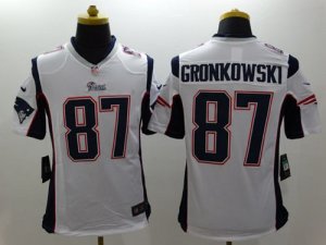 Jerseys Factory Cheap Nike Patriots #87 Rob Gronkowski White Men