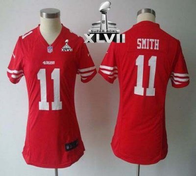 Jerseys Factory Cheap Nike 49ers #11 Alex Smith Red Team Color S