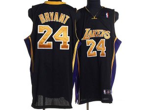 Jerseys Factory Cheap Lakers #24 Kobe Bryant Stitched Black Gold