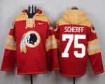 Jerseys Factory Cheap Nike Redskins #75 Brandon Scherff Burgundy