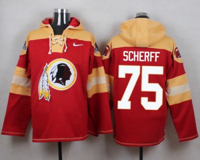 Jerseys Factory Cheap Nike Redskins #75 Brandon Scherff Burgundy