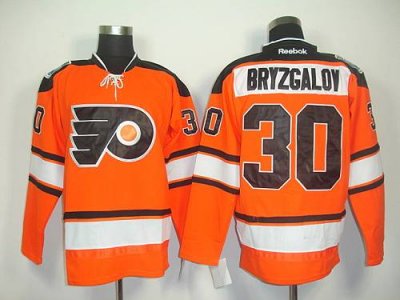 Jerseys Factory Cheap Flyers #30 Ilya Bryzgalov Orange Official