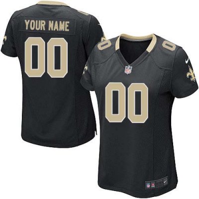 Jerseys Factory Cheap Nike New Orleans Saints Customized Black E