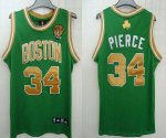 Jerseys Factory Cheap Celtics #34 Paul Pierce Embroidered Green