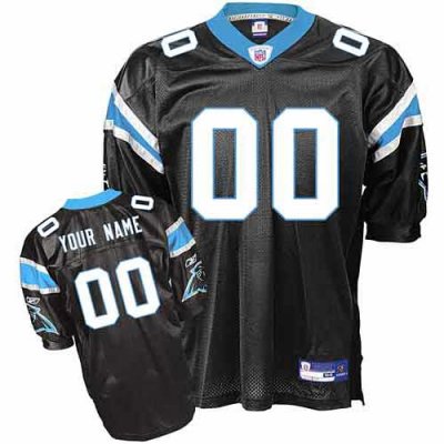 Jerseys Factory Cheap Panthers Personalized Authentic Black NFL