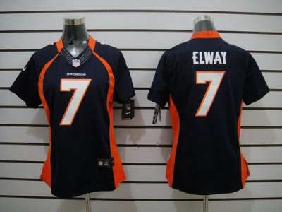 Jerseys Factory Cheap Nike Broncos #7 John Elway Blue Alternate