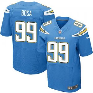 Jerseys Factory Cheap Nike Chargers #99 Joey Bosa Electric Blue