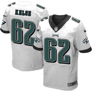 Jerseys Factory Cheap Nike Eagles #62 Jason Kelce White Men's St