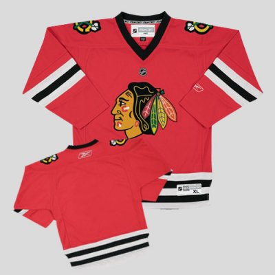 Jerseys Factory Cheap Blackhawks Blank Red Embroidered Youth NHL