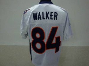 Jerseys Factory Cheap Broncos #84 Javon Walker White Stitched NF