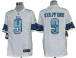 Jerseys Factory Cheap Nike Lions #9 Matthew Stafford White Men's