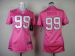 Jerseys Factory Cheap Nike 49ers #99 Aldon Smith Pink Women's Be