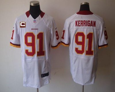 Jerseys Factory Cheap Nike Redskins #91 Ryan Kerrigan White With