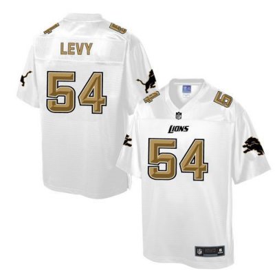 Jerseys Factory Cheap Nike Lions #54 DeAndre Levy White Men's NF