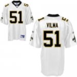 Jerseys Factory Cheap Saints #51 Jonathan Vilma White Stitched N