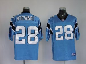 Jerseys Factory Cheap Panthers #28 Jonathan Stewart Blue Stitche