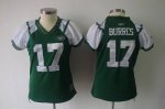 Jerseys Factory Cheap Jets #17 Plaxico Burress Green Women's Fie