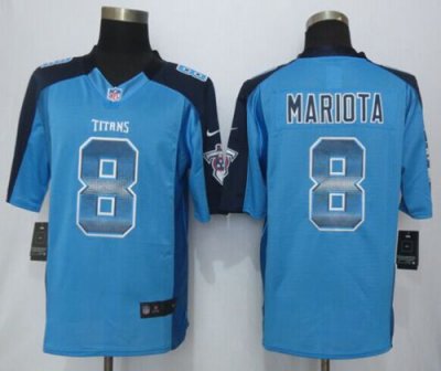Jerseys Factory Cheap Nike Titans #8 Marcus Mariota Light Blue T