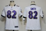 Jerseys Factory Cheap Nike Ravens #82 Torrey Smith White Men's E